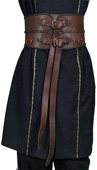 Amazon.co.jp: ZXKYZR8 中世のヴィンテージレザーコルセットウエスト